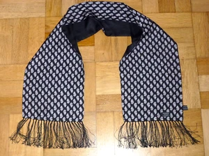 Vintage Tootal LUKE Design Silk Scarf Cravat Dapper Scooter Mod Indie Goodwood - Picture 1 of 9