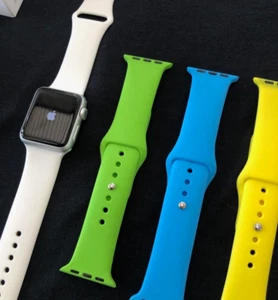 Apple Watch Sport 38mm 7000 Series MJ3T2B/A White Complete Boxed VGC - Zdjęcie 1 z 20