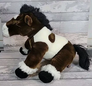 Bear Factory Hamleys London 2006 Brown & White Horse Plush Toy 40cm Tall GC.Rtd. - Picture 1 of 13