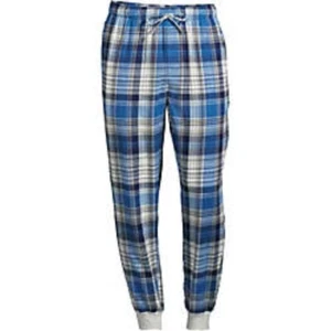 LANDS' END MEN'S TALL FLANNEL JOGGER PAJAMA PANTS - Picture 1 of 2