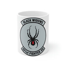 421st Fighter Squadron Black Widows (U.S. Air Force) White Coffee Cup 11oz