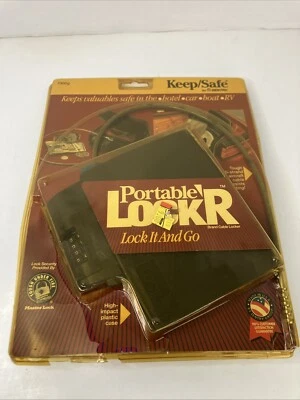 Nuevo armario de cable Sentry portátil de combinación de 4 números Lock'r Lock It & Go 7300 g Foto 1 de 4