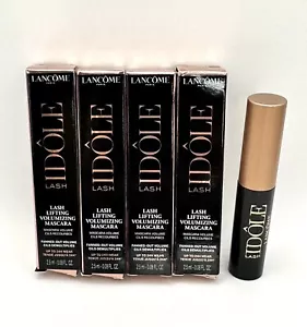 set x 4 Lancome Idole Lash-Lifting & Volumizing Mascara Black 0.08oz 2.5ml Each - Picture 1 of 3