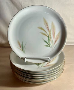 8 Treasure Chest Wheat 8" Salad Plates - Picture 1 of 2