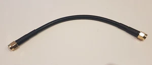 Cavo SMA RG58 SMA maschio a RPSMA maschio - 30 cm cavo coassiale. Schermato - Foto 1 di 4