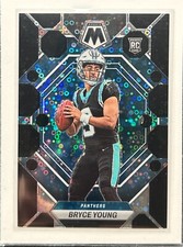 2023 Panini Mosaic Bryce Young Black No Huddle Prizm Rookie Card RC #1/1