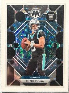2023 Panini Mosaic Bryce Young Black No Huddle Prizm Rookie Card RC #1/1