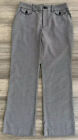 A New Day Womens Size 4 Stretch Black White Houndstooth Plaid Kick Flare Pant