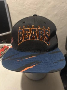 VINTAGE Chicago Bears Mütze Cap Erwachsene Snapback Zubaz 90er - Bild 1 von 4