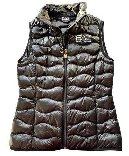CHALECO ACOLCHADO MUJER EMPORIO ARMANI EA7 TALLA PEQUEÑA NEGRO CREMALLERA Foto 1 de 1