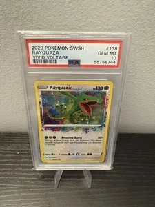 Pokemon Rayquaza Vivid Voltage Increíble Raro #138 PSA 10 Gemas Como Nuevo - Imagen 1 de 2