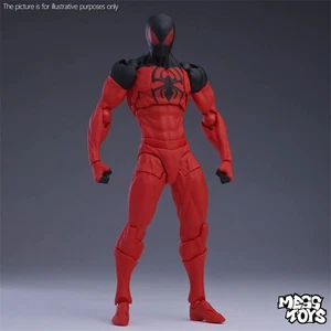 In Stock MESS TOYS 1/12 Scarlet Spider Kaine Parker Red Action Figure Model PVC - Picture 1 of 9