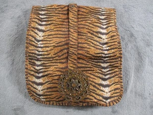 Organizador de joyas colgante con estampado de tigre Bolso enrollable de viaje Cartera Estuche Bolsillos con cremallera - Imagen 1 de 10