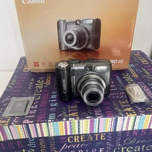 Canon PowerShot A590 IS 8.0MP Digitalkamera - Grau mit Ladegeräten & SD-Karte - Neu in OVP - Bild 1 von 14
