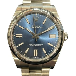 Orologio ROLEX Oyster Perpetual 41 124300 cassa blu misura 41 mm uomo usato #... - Foto 1 di 9