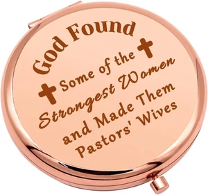 Pastors Wife Gift Thanks You Religious for 2.6"L x 2.6"W, Rose Gold - Picture 1 of 7
