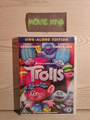 Trolls (DVD, 2017) SING ALONG EDITION {Musical Animation} [Region 2] [UK] - Image 1 of 4
