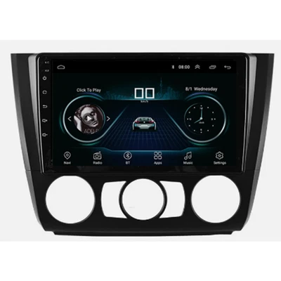 Reproductor de radio estéreo GPS WiFi apto para BMW Serie 1 E88 E87 manual aire acondicionado 2004-2011 Foto 1 de 4