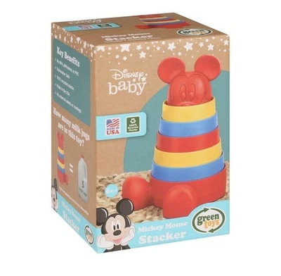 Green Toys Disney Baby Exclusive - Apilador Mickey Mouse, Rojo Foto 1 de 4