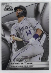 2025 Topps Cromo Nero Bianco Rifrattore /10 Ezequiel Tovar #8 - Foto 1 di 3