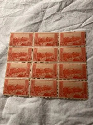 US-(-1934-)Scott # 741-National Parks-2c. Block of 12 Stamps -MNH #11 - Image 1 of 2