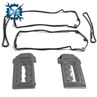 Cubierta de válvula de motor izquierda y derecha para BMW 540i E39 740i 740iL 1998-2001 E38 Foto 1 de 4