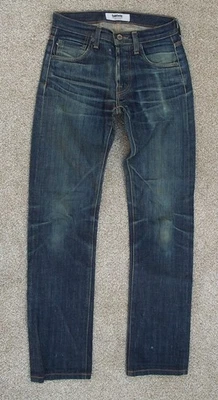 (J18) BALDWIN HENLEY 修身男式牛仔裤标签 26 (28 X 32) 二手 — 第 1/4 张图片