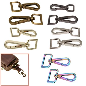 Chiusure innesco aragosta fibbia girevole con gancio ad anello a D per borse borsa 1-10 pezzi - Foto 1 di 22