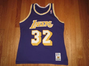 Vintage Magic Johnson Los Angeles Lakers MacGregor Sandknit NBA Trikot Medium *RAR* - Bild 1 von 7