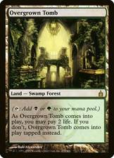 Overgrown Tomb - Moderately Played - Ravnica: City of Guilds - 279 