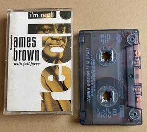 JAMES BROWN I’m Real (1988) UK 10 Track Cassette Album Funk/Soul - Picture 1 of 3