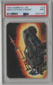 1986 Hasbro GI Joe Night Attack Stinger Jeep #118 PSA 9 Mint Cobra G.I. Joe Acti - Bild 1 von 2