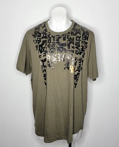 Sean John Dream Big Grapeleaf Green Graphic Cotton T-Shirt Size L - Picture 1 of 5