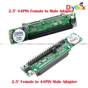 Convertidor adaptador IDE macho hembra de 44 pines 7+15 pines M/F SATA a 2,5" para computadora portátil PC - Imagen 1 de 24