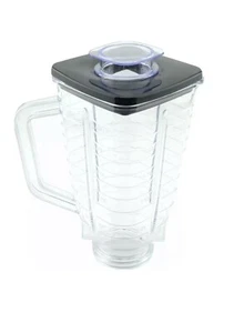 5 Cup Square Plastic Jar With Lid For Oster Blender - Picture 1 of 1