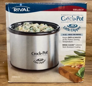 RIVAL CROCK POT - LITTLE DIPPER - CROCK POT - WARDER - 20 OZ. SLOW COOKER - Foto 1 di 5