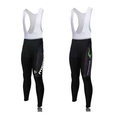 Merida Men's Cycling Bib Tights Gel Padded Cycling Long Bib Pants Lycra S-5XL - Image 1 of 4