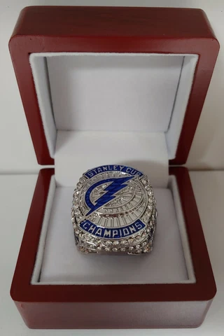 Andrei Vasilevskiy - 2021 Tampa Bay Lightning Stanley Cup Ring With Display Box Cover