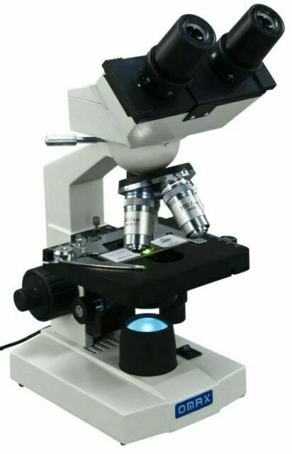 OMAX M82ES 40X-2000X Double layer Binocular Compound Microscope