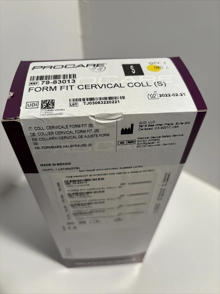 PROCARE 79-83013 Form Fit 颈椎领小号  — 第 1/4 张图片