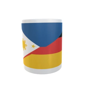 Tasse Philippinen-Deutschland Fahne Flagge Mug Cup Kaffeetasse - Bild 1 von 2