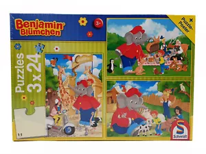 Juegos Schmidt - Rompecabezas infantil - Benjamin Blümchen, En el zoológico, 3x24 piezas - Imagen 1 de 1