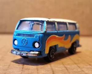 Vintage 1977 Zylmex Volkswagen VW Drag Van P332 - White/Blue Opening Door - Picture 1 of 16