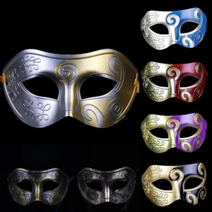 Retro Men Male Roman Gladiator Masquerade Mask Costume Party Fancy Banquet New - Picture 1 of 20