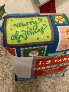 Christmas 100% Cotton Plaid Super Snuggle Flannel Fabric One & Half Yard - Picture 1 of 6