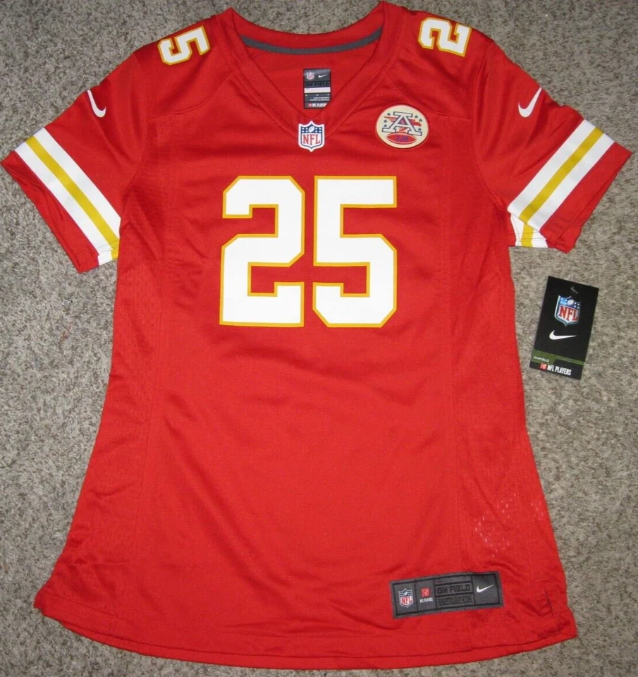Jamaal Charles Kansas City Chiefs Women's Red Nike On Field Jersey Medium