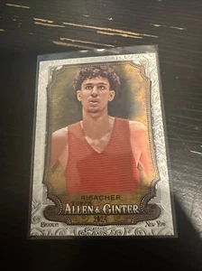 2024 Topps Allen & Ginter Foil Filagreen Zaccharie Risacher RC *Mint* - Picture 1 of 2