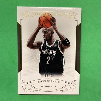 2013 Panini National Treasures #48 Kevin Garnett 08/25 - Image 1 of 3