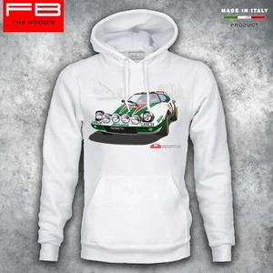 Felpa Hoodie STRATOS HF Italy Alitalia Rally Montecarlo 1977 Winner Old - Picture 1 of 2