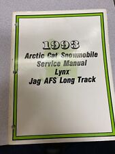 1993 Arctic Cat Lynx Jag Long Track User Manual